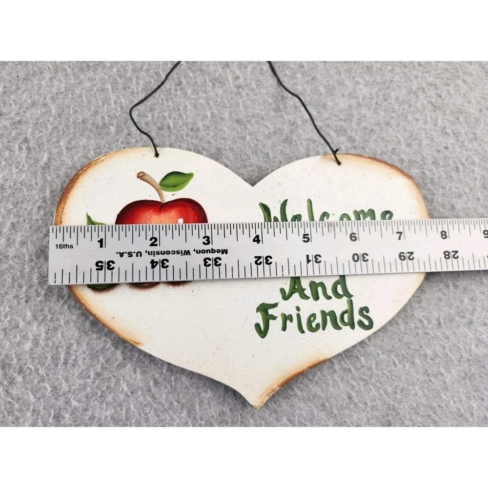 Handmade welcome sign